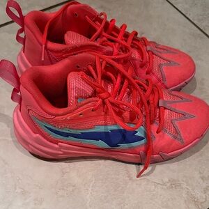 Basketball sneakers- Puma Kids Pink and Blue Sneakers